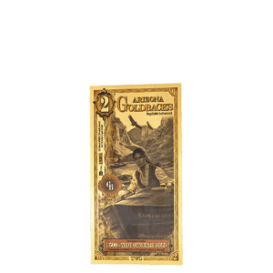 Arizona 2 Goldback — Gold Foil Collectible Note (24k Fractional Gold)