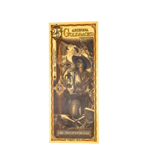 Arizona 25 Goldback — Gold Foil Collectible Note (24k Fractional Gold)
