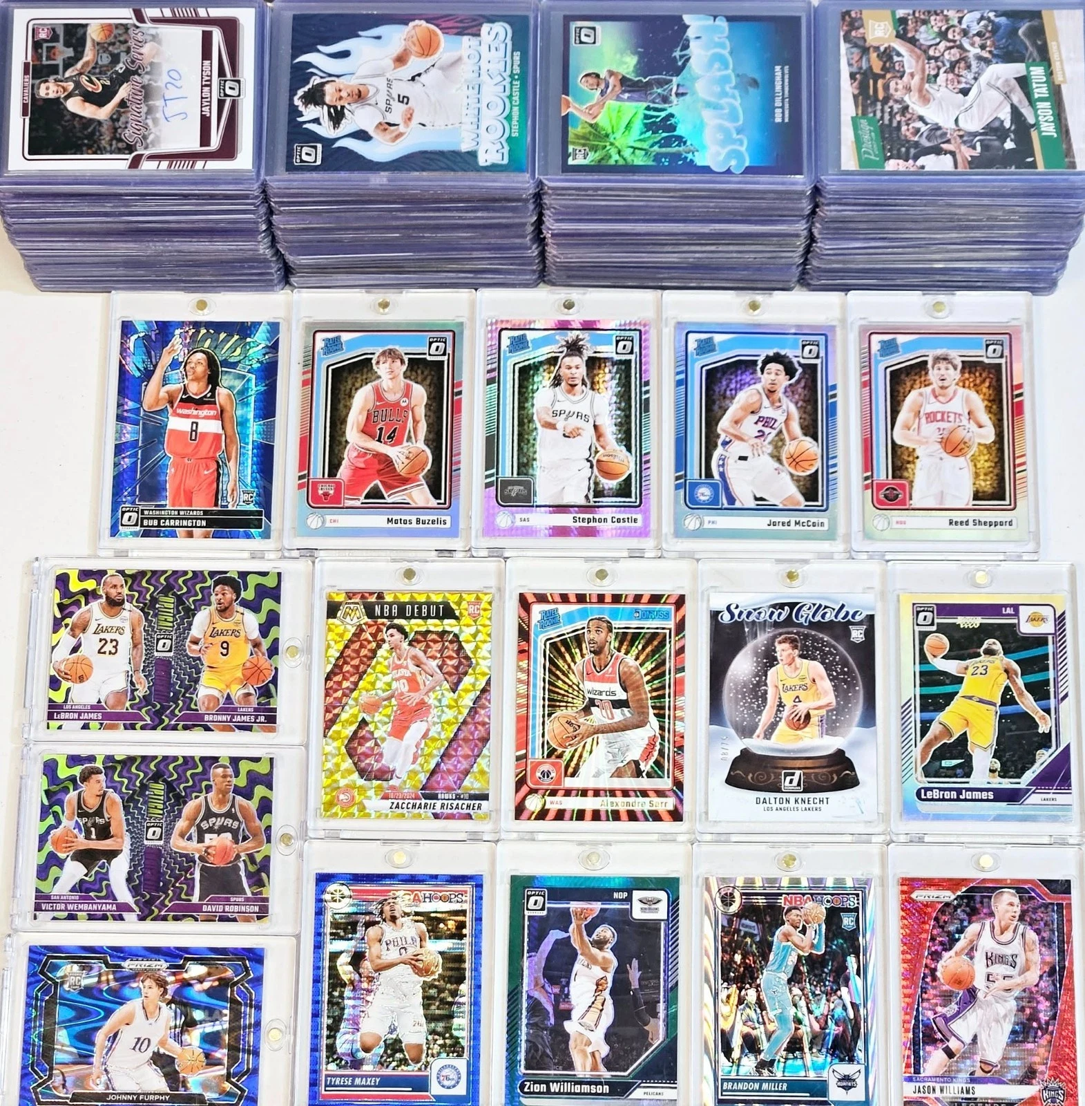 🏀NBA Basketball Mystery Pack 25 Cards | 5 Hits – Rookies, LeBron, Curry, Wemby❗ - Image 2
