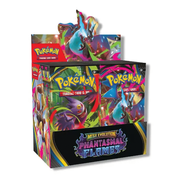 Pokémon TCG Mega Evolution: Phantasmal Flames Booster Pack – Early Pre-Release Stock – Sealed