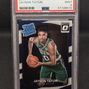 Jayson Tatum - 2017 Donruss Optic Rated Rookie PSA 9 (#198)