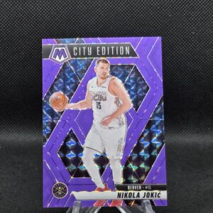 Nikola Jokić /249 City Edition Purple Prizm – 2024-25 Mosaic