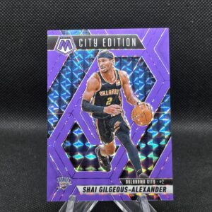 Shai Gilgeous-Alexander /249 City Edition Purple Prizm 24-25 Mosaic