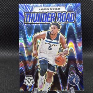 Anthony Edwards Thunder Road Prizm #/150 – 2024-25 Mosaic